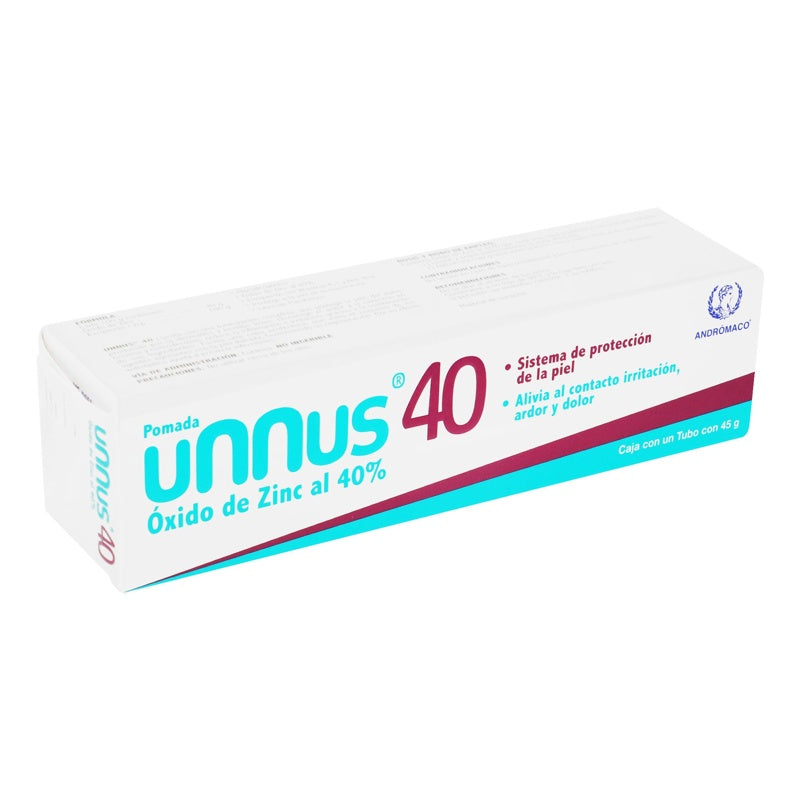 Unnus 40% 45 Gr Pomada Tópica 7501289512138 perfil 2