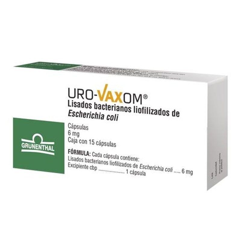 Uro Vaxom 6 Mg Con 15 Capsulas