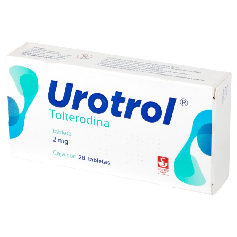 Urotrol 2 Mg Con 28 Tabletas