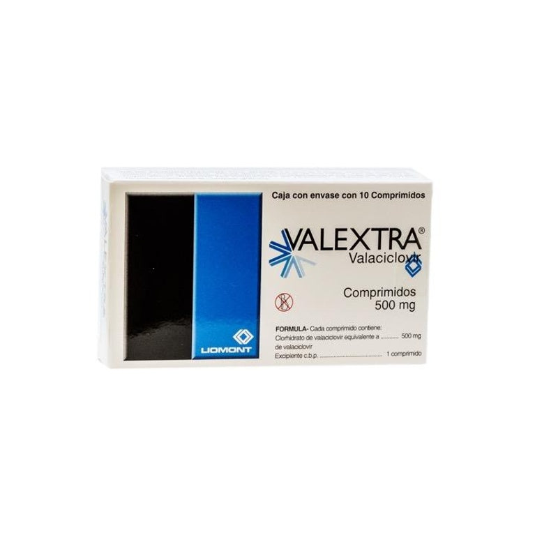 Valextra 500 Mg Con 10 Comprimidos