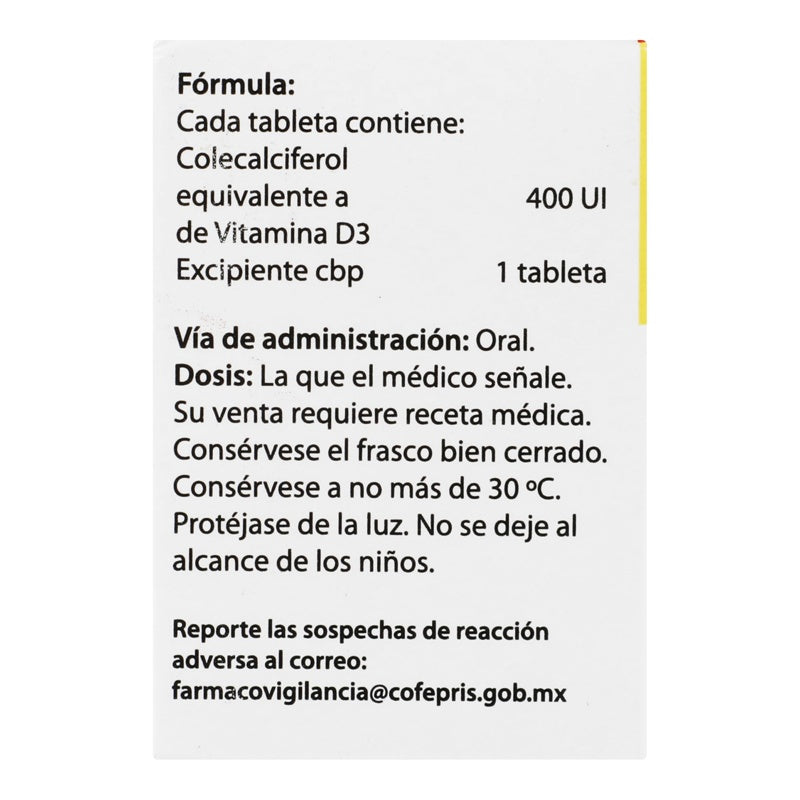 Valmetrol 3 400Ui 50 Tabletas