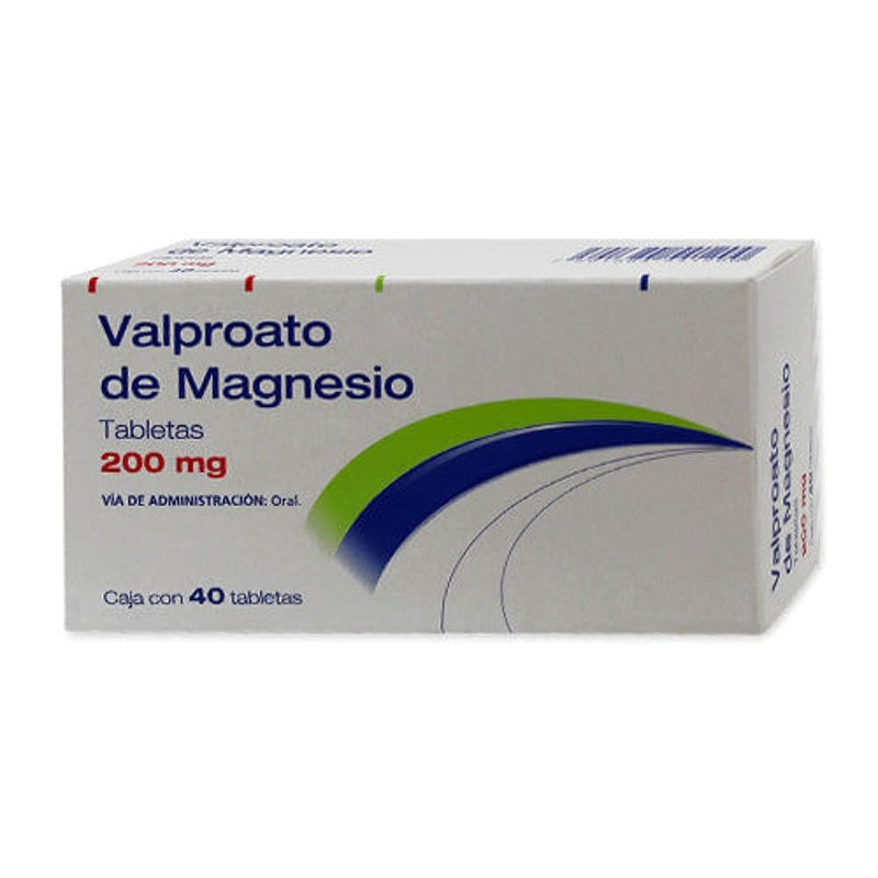 Valproato De Magnesio 200 Mg Con 40 Tabletas Psicofarma