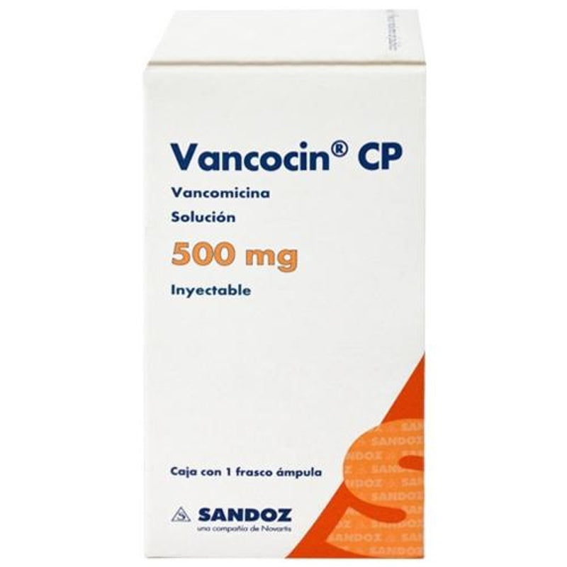 Vancocin Cp 500 Mg Iv Frasco ímpula