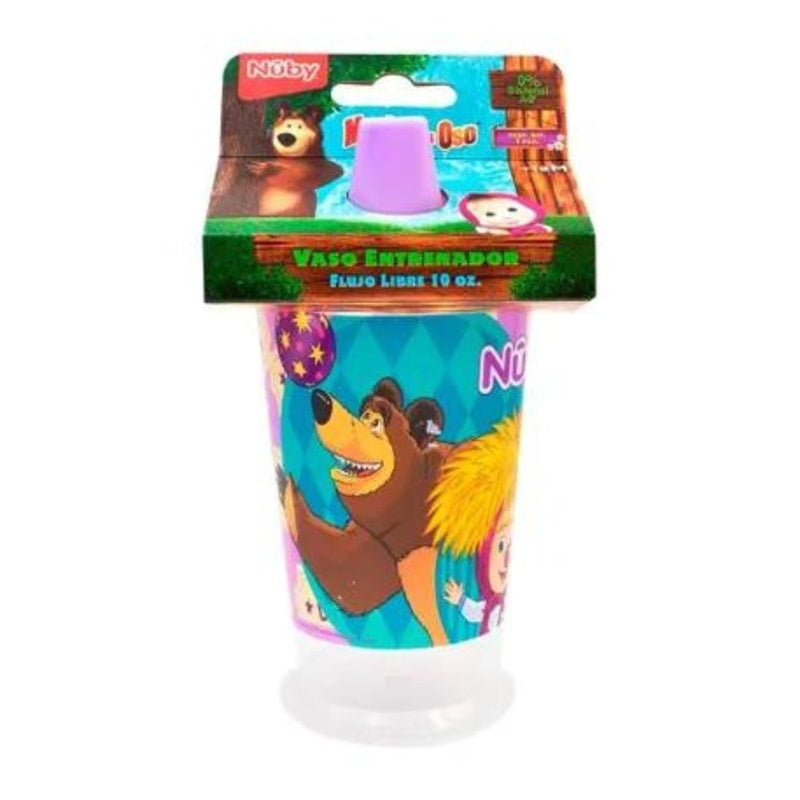 Vaso Ent Nuby Masha Y El Oso 10Oz