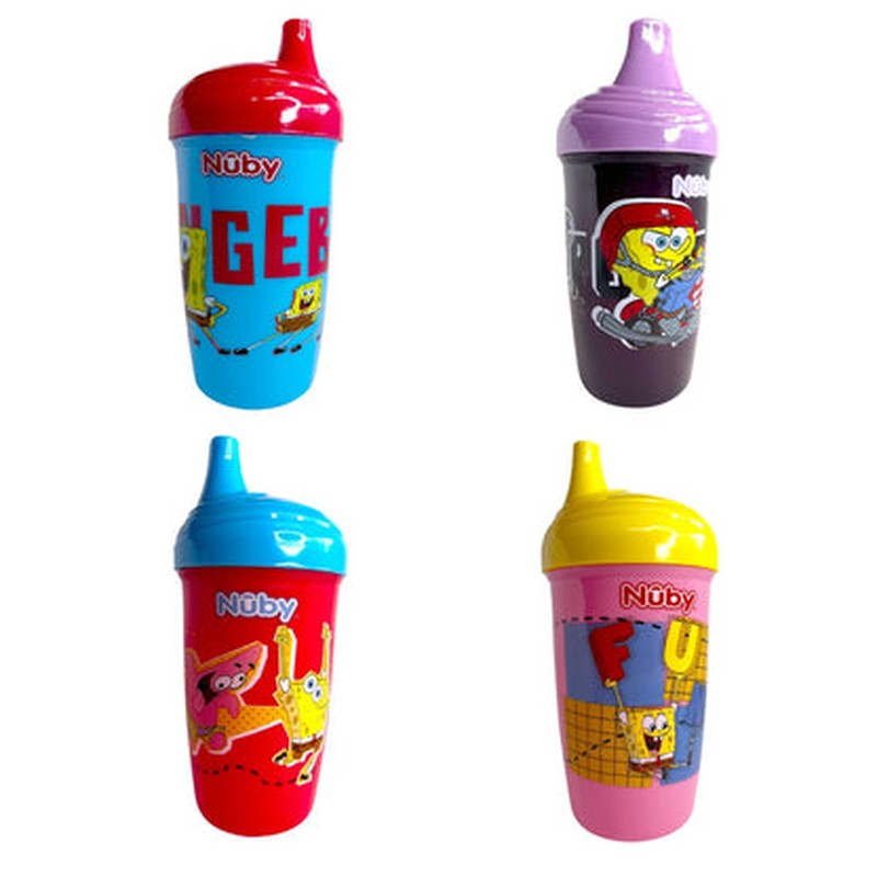 Vaso Entrenador Nuby Bob Esponja 11Oz 7502297897316 6