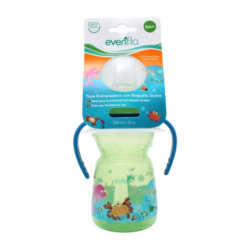 Vaso Evenflo Antiderrame Sea 9Oz