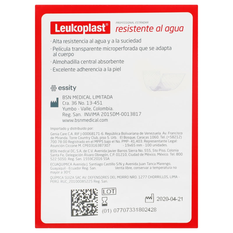 Venditas Leukoplast Transpar Con 100 7707331802428 perfil 4