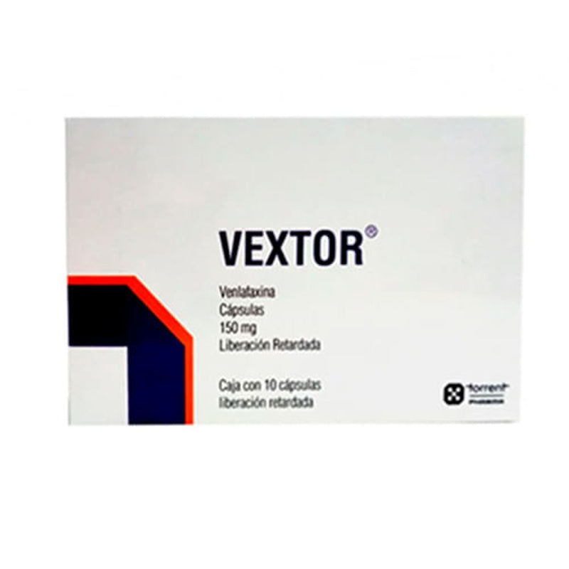 Vextor 150 Mg Con 10 Capsulas Liberación Prolongada