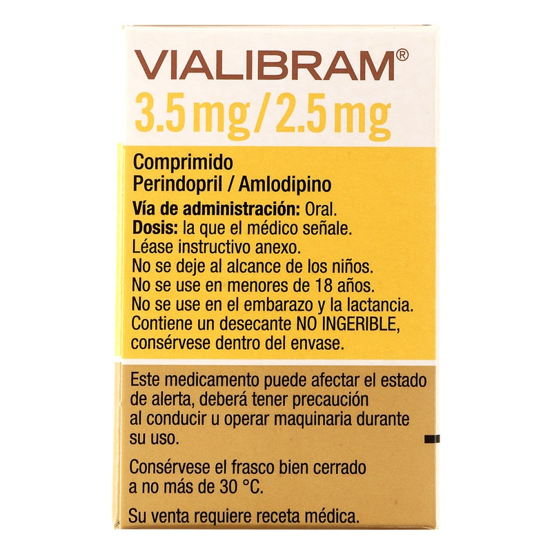 Vialibram 3.5 / 2.5 Mg Con 30 Comprimidos 3664898065458 perfil 4