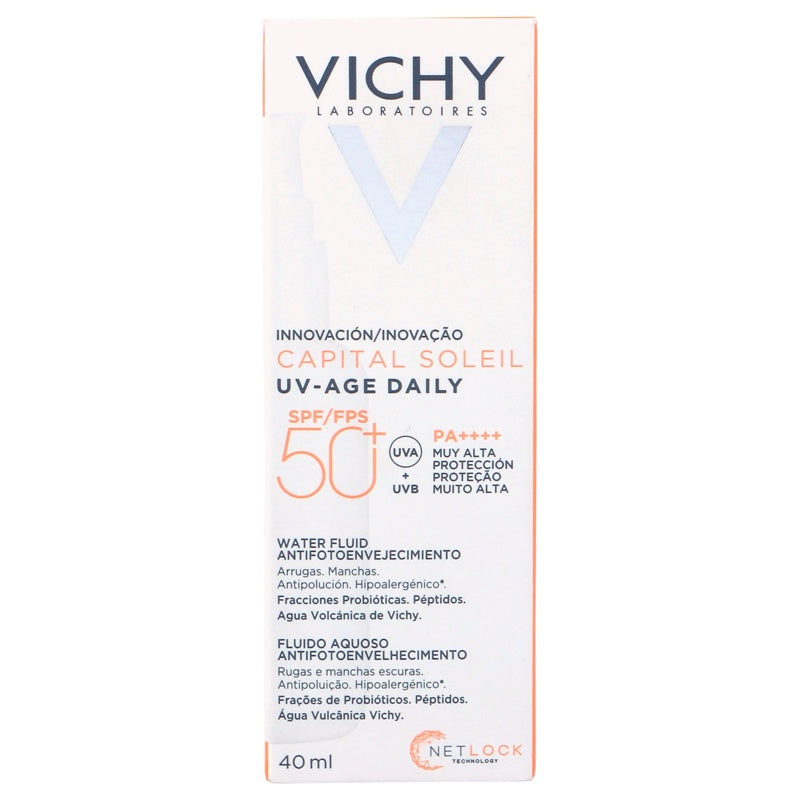 Vichy Bloqueador Solar Capsulas Solución Ei Uv-Age Spf50 40 Ml