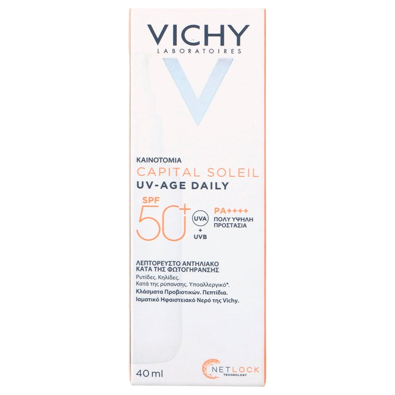 Vichy Bloqueador Solar Capsulas Solución Ei Uv-Age Spf50 40 Ml