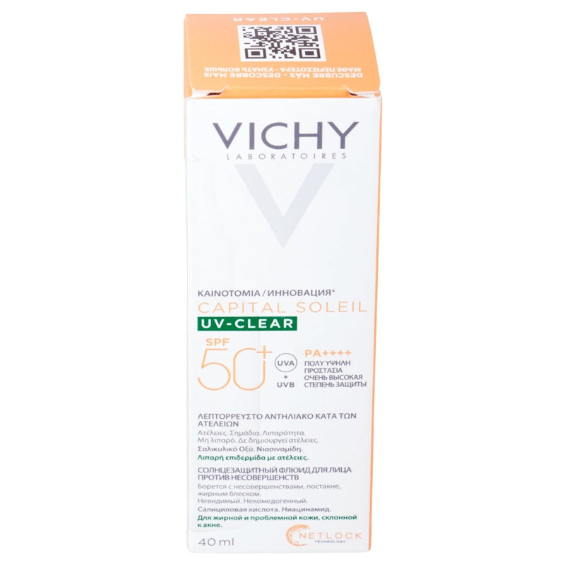 Vichy Capsulas Ital Solución Eil Uv Clear Spf50 40 Ml