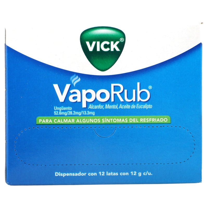Vick 12 Gr 12 Latas Unguento
