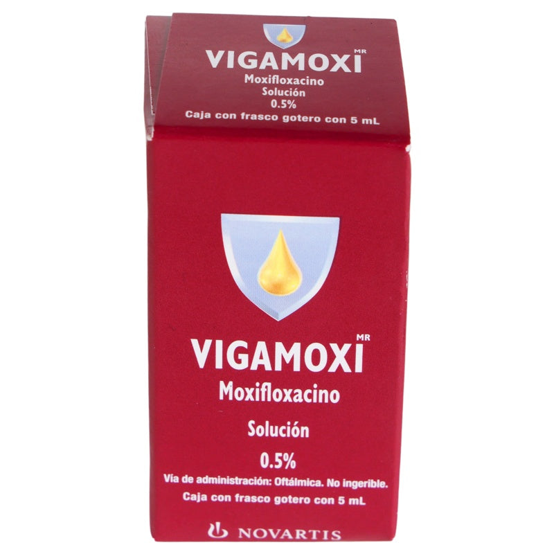 Vigamoxi 5 Mg / Ml 5 Ml Naranja Gotas