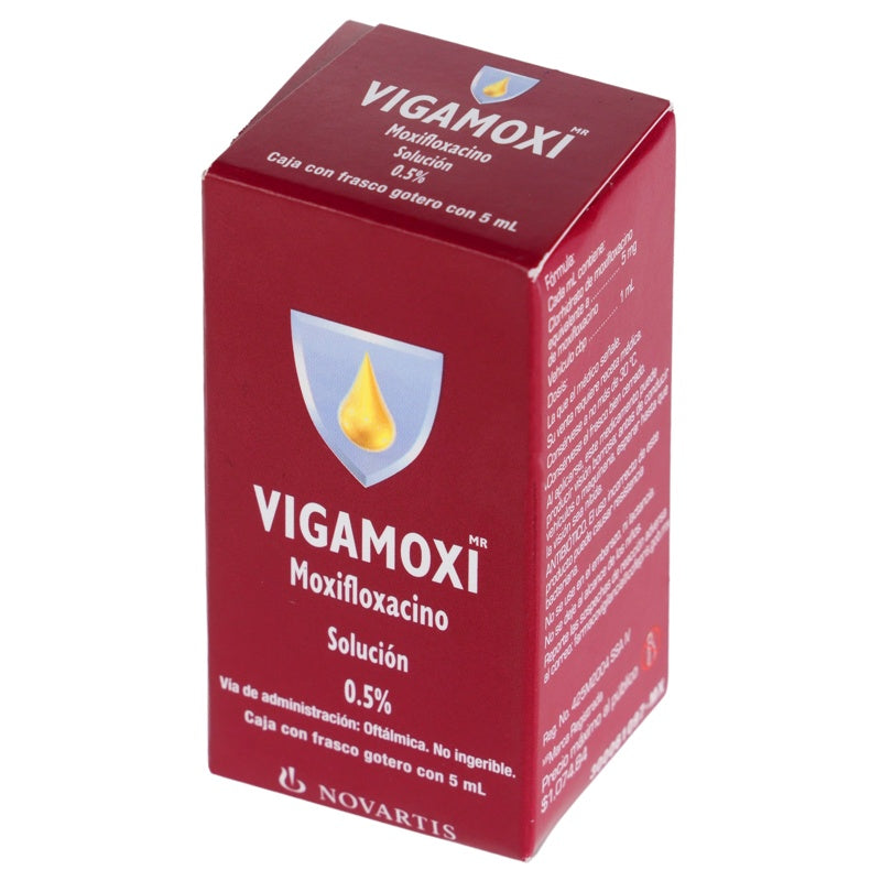 Vigamoxi 5 Mg / Ml 5 Ml Naranja Gotas