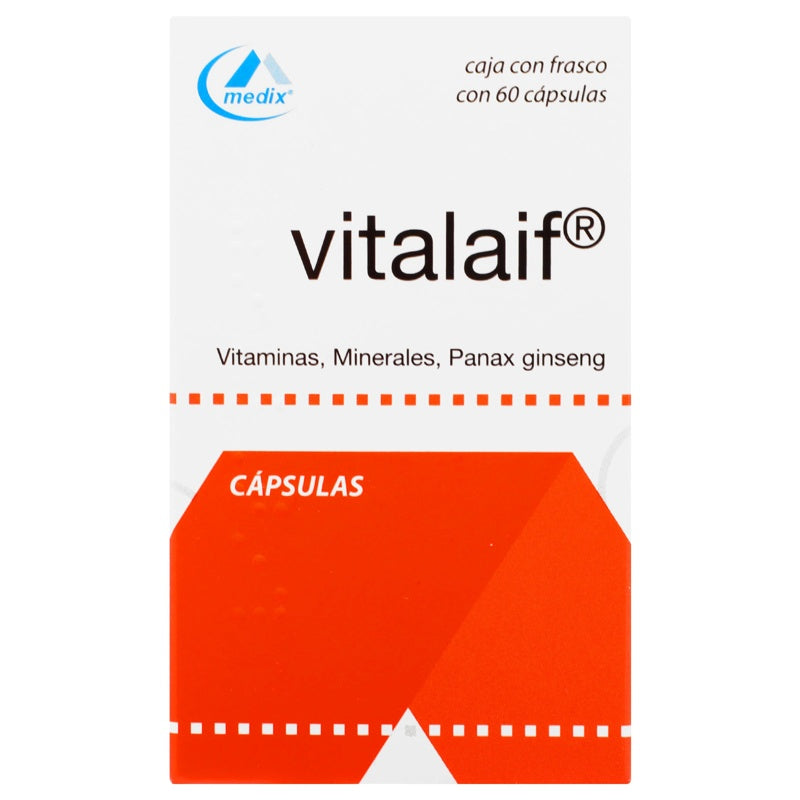 Vitalaif 60 Capsulas Suplemento Alimenticio