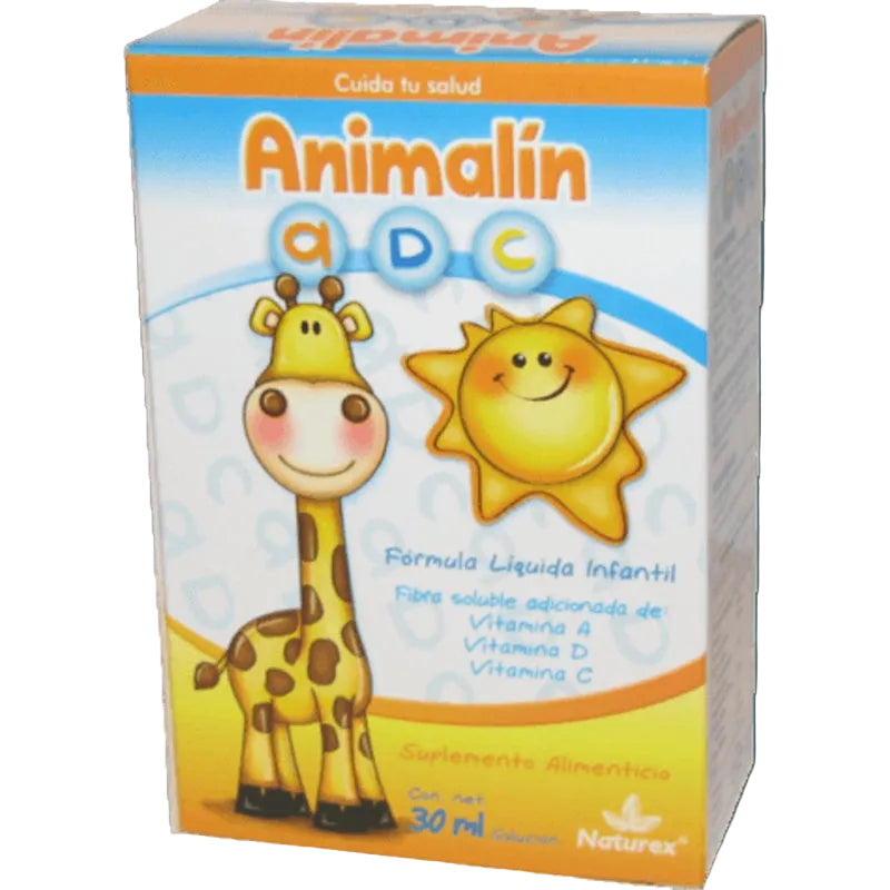 Vitaminas A D C 30 Ml Infantil Gotas Suplemento Alimenticio Animalin 7502009744105