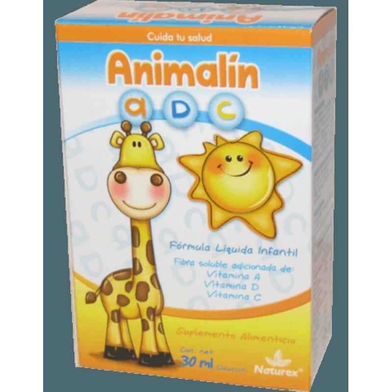 Vitaminas A D C 30 Ml Infantil Gotas Suplemento Alimenticio Animalin