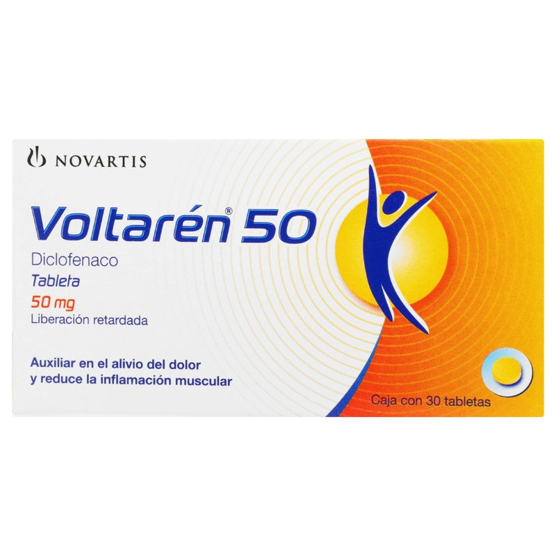 Voltaren 50 Mg Con 30 Grageas