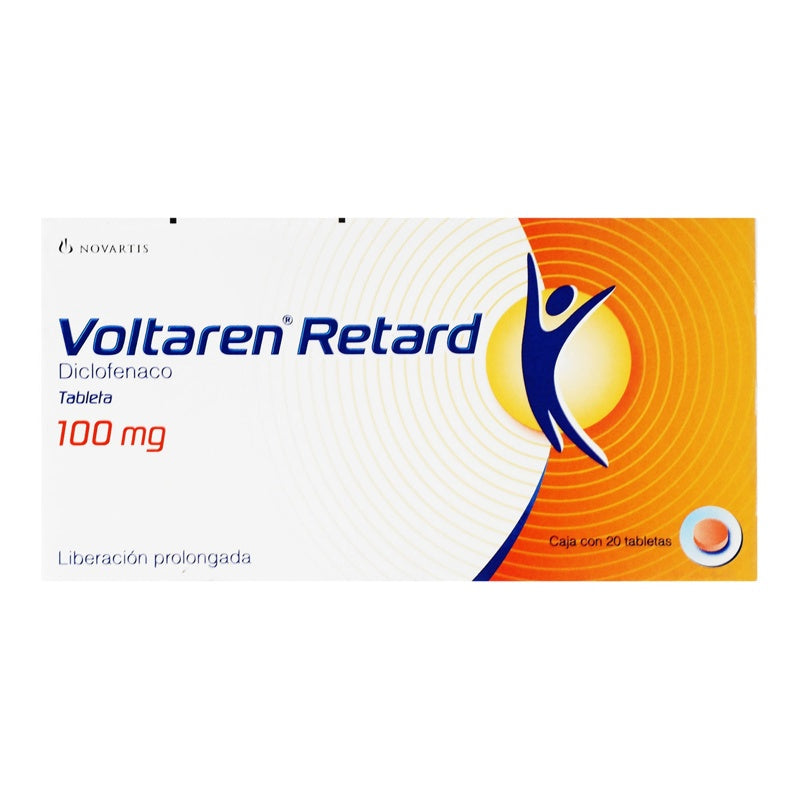 Voltaren Retard 100 Mg Con 20 Grageas Liberación Prolongada