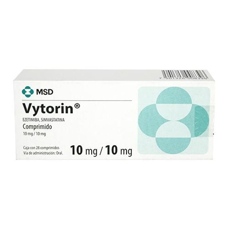 Vytorin 10 / 10 Mg Con 28 Comprimidos