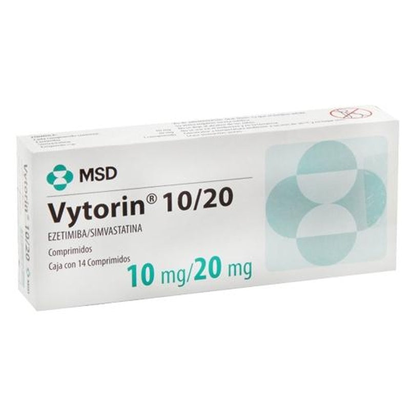 Vytorin 10 / 20 Mg Con 14 Comprimidos