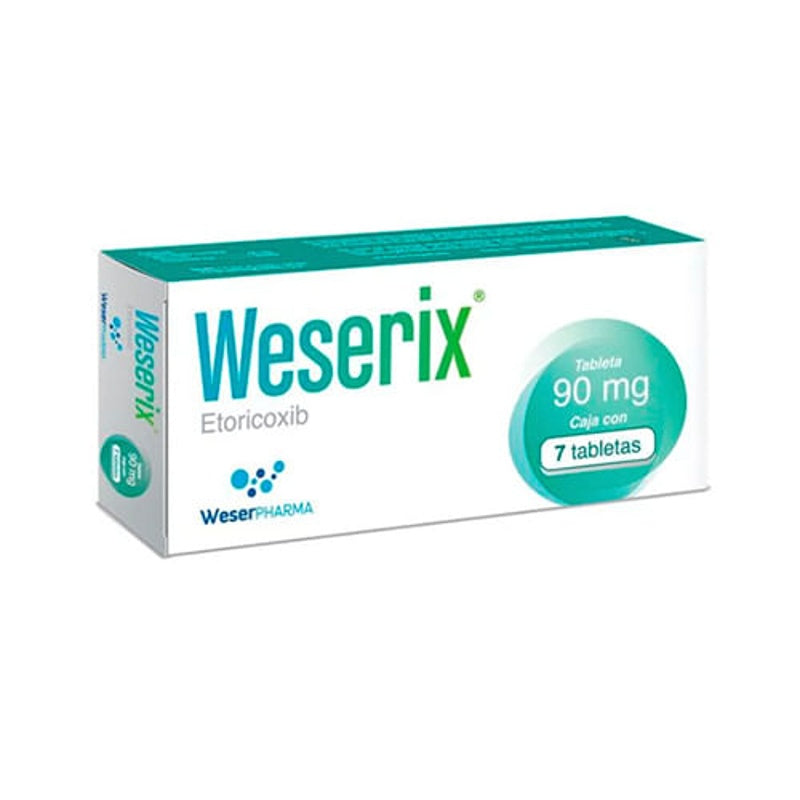 Weserix 90 Mg Con 7 Tabletas