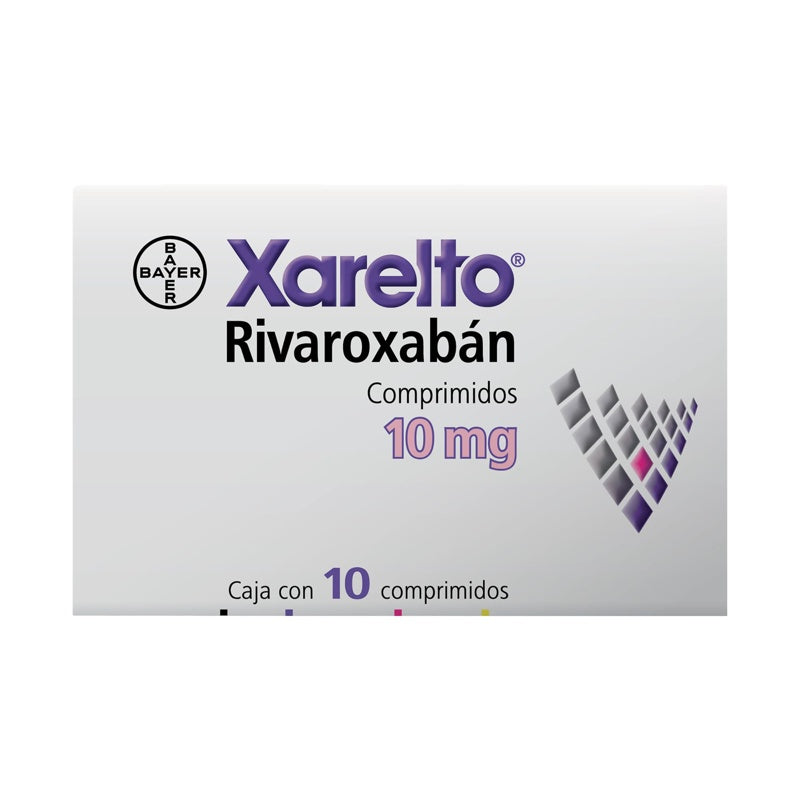 Xarelto 10 Mg Con 10 Comprimidos