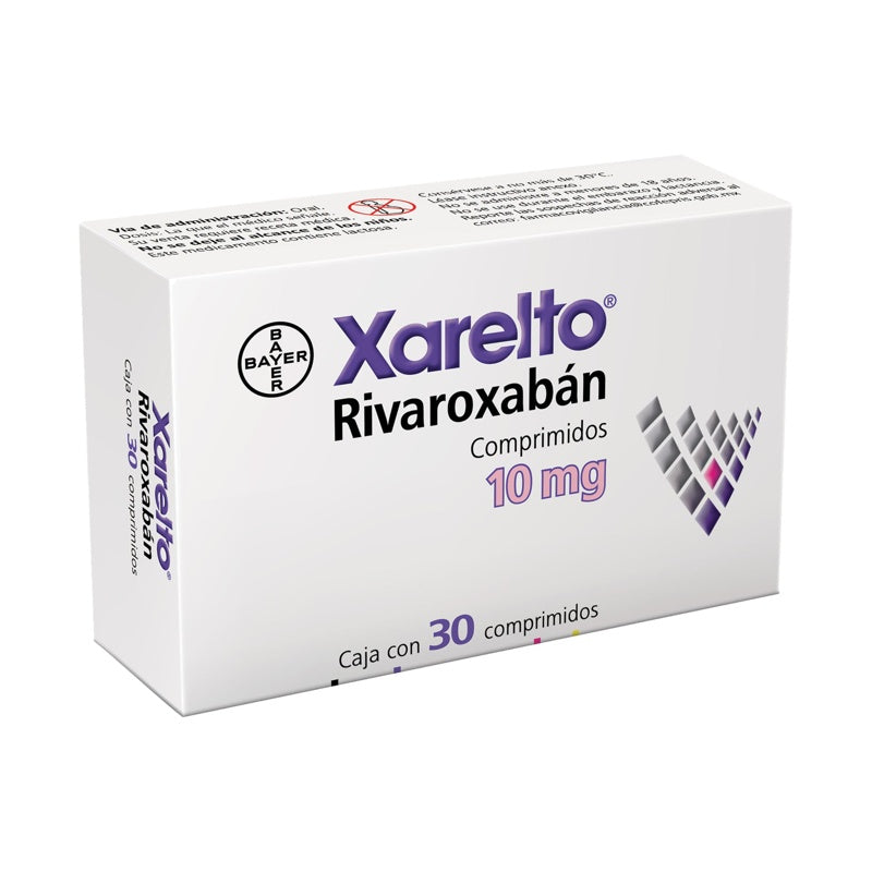 Xarelto 10 Mg Con 30 Comprimidos