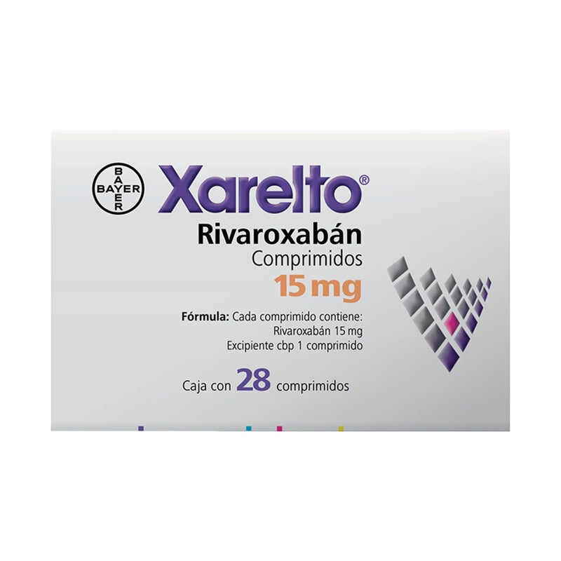 Xarelto 15 Mg Con 28 Comprimidos