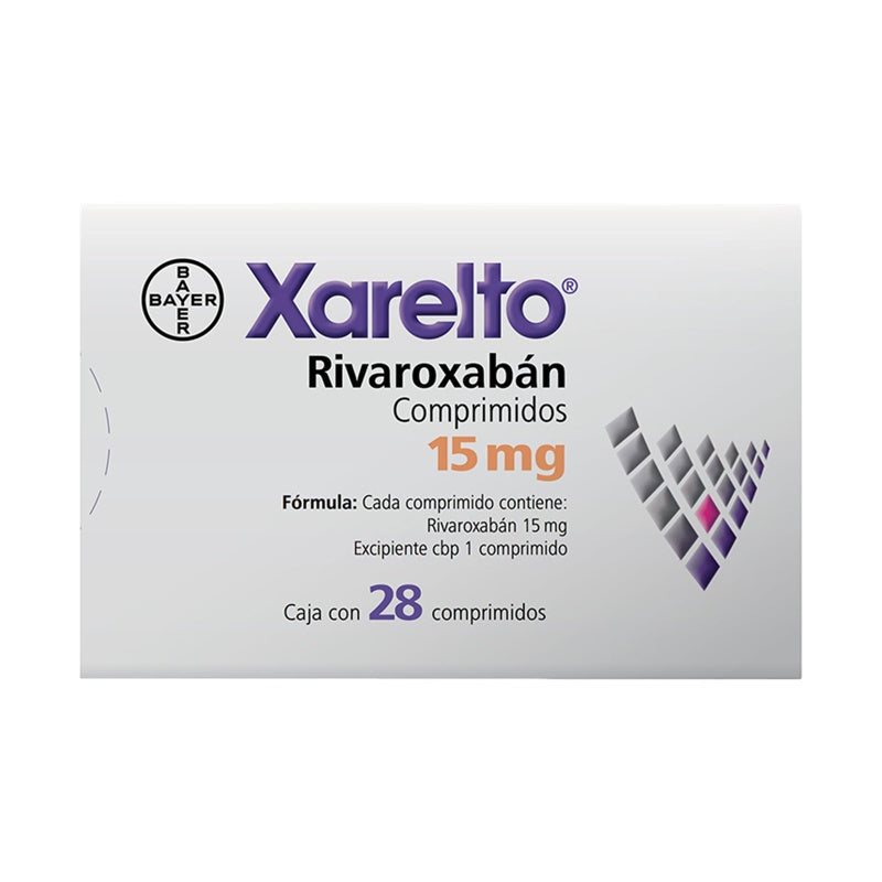 Xarelto 15 Mg Con 28 Comprimidos