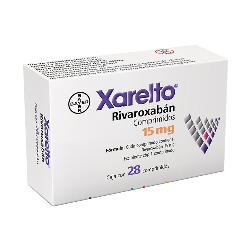 Xarelto 15 Mg Con 28 Comprimidos