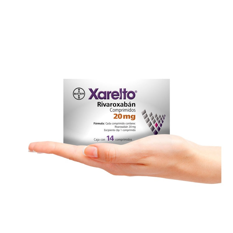 Xarelto 20 Mg Con 14 Tabletas