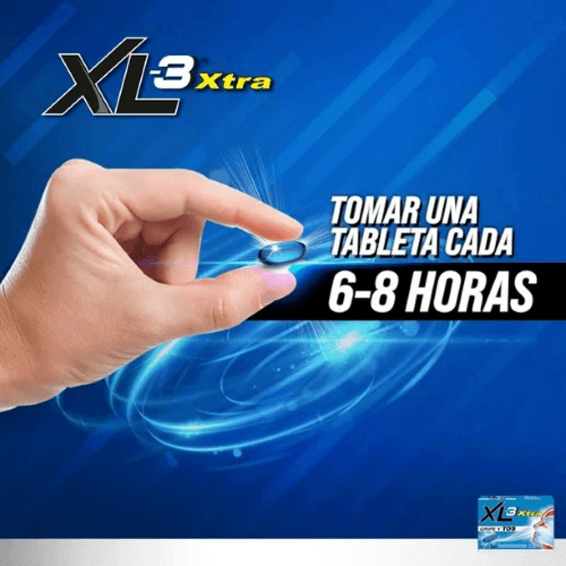 Xl 3 Xtra Gripa Y Tos 12 Capsulas