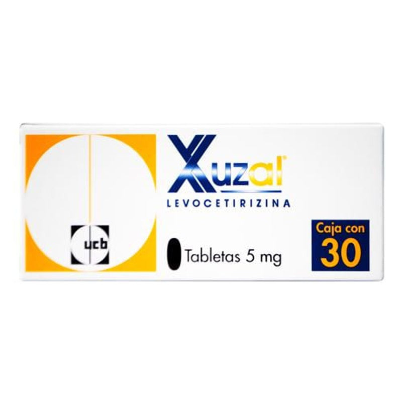 Xuzal 5 Mg Con 30 Tabletas