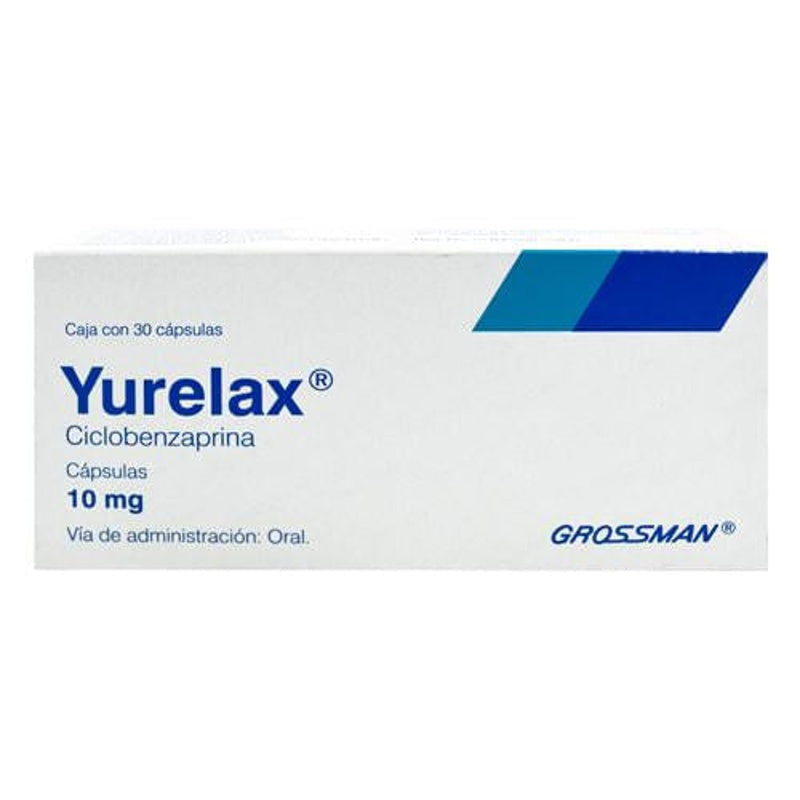 Yurelax 10 Mg Con 30 Capsulas