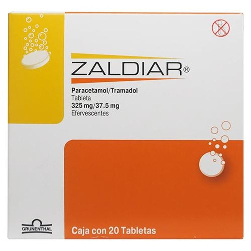 Zaldiar 325 / 37.5 Mg Con 20 Tabletas Efervecente