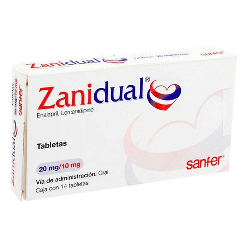 Zanidual 20 / 10 Mg Con 14 Tabletas