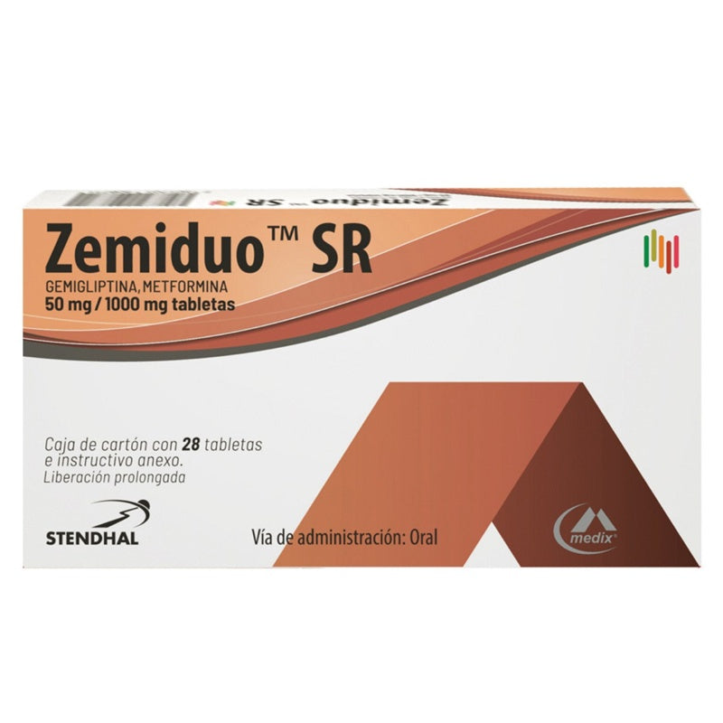 Zemiduo Sr 50 / 1000 Mg Con 28 Tabletas