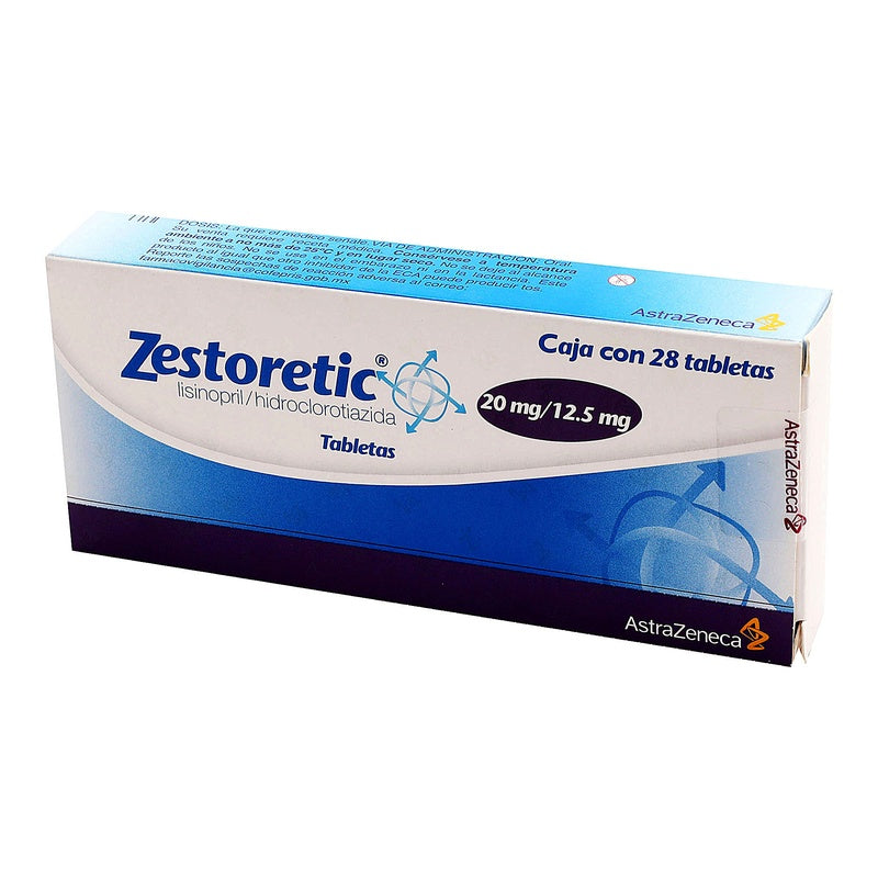 Zestoretic 20 / 12.5 Mg Con 28 Tabletas 3381 7501324402868 perfil 3
