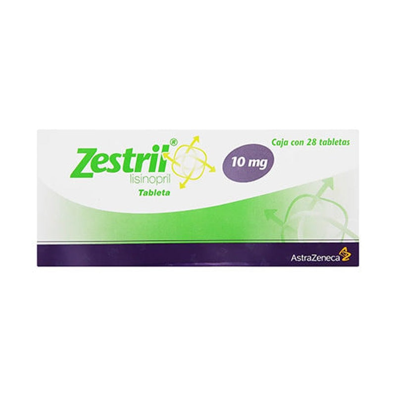 Zestril 10 Mg Con 28 Tabletas
