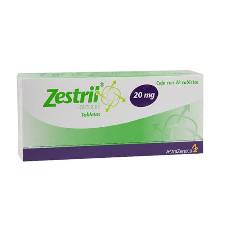 Zestril 20 Mg Con 28 Tabletas