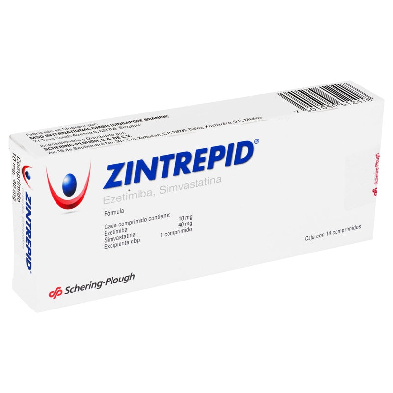 Zintrepid 10 / 40 Mg Con Comprimidos perfil 3