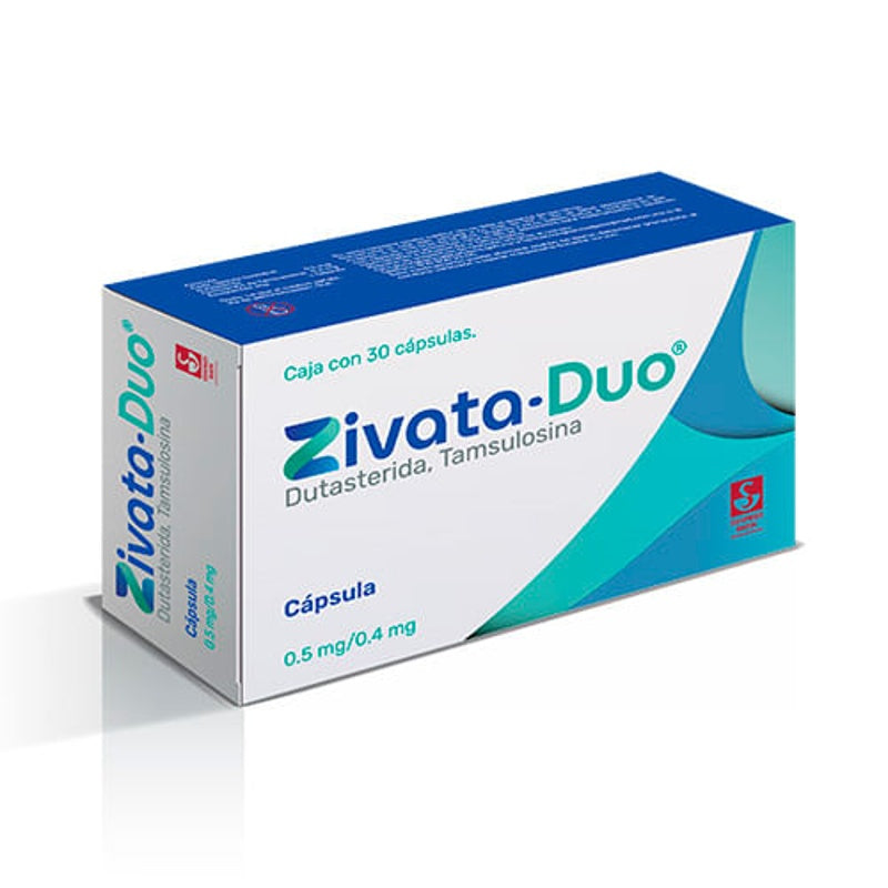 Zivata Duo 0.5 / 0.4 Mg Con 30 Capsulas