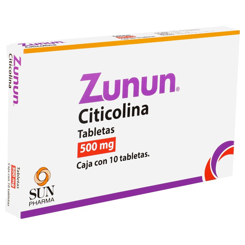 Zunun 500 Mg Con 10 Tabletas