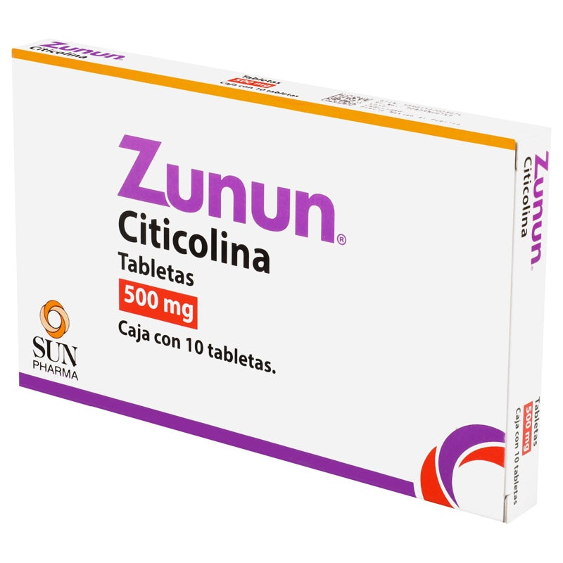 Zunun 500 Mg Con 10 Tabletas