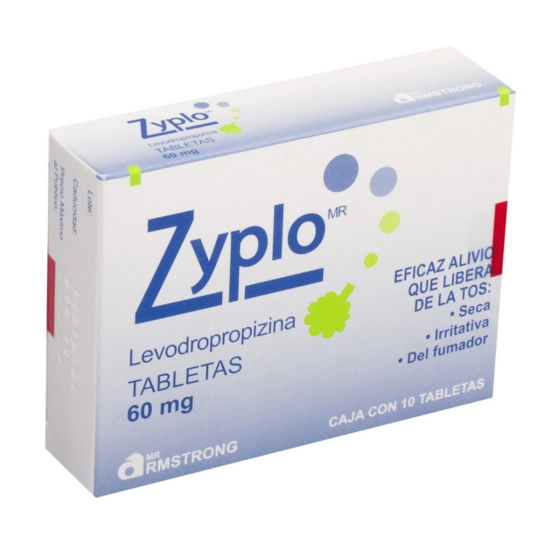 Zyplo 60 Mg Con 10 Tabletas