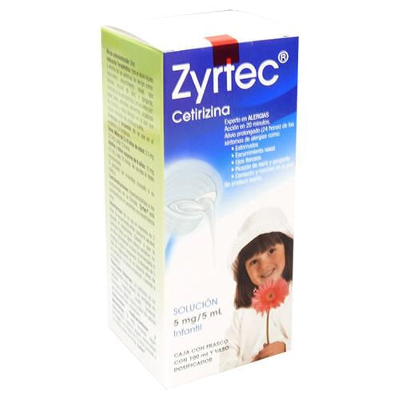 Zyrtec Infantil 5 Mg / 5 Ml 100 Ml Solución